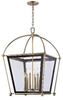 3624-AGB Foyer/Hall Lanterns-Glass w/Frame - 342142 - Capital Lighting, Inc.