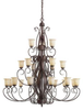 Large Chandeliers-Glass Shade - 294233 - Light Center (The)