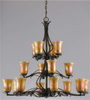 31455 Large Chandeliers-Glass Shade - 704002 - Capital Lighting, Inc.