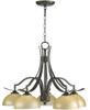 6496-5-86 Mid. Chandeliers-Glass Down - 663402 - Capital Lighting, Inc.