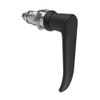 Quarter-Turn Cam Latch, L-Handle, Without Cam, Sealed, Zinc Alloy, Powder Coat, Black - E5-9A-705-UU3 - Southco