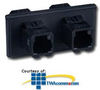 Siemon FOB Bezel with 2 Duplex MT-RJ Adapters (4 Fibers) - FOB-BZL-MT-01 - TelephoneStuff.com