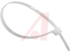 Cable Tie, Self-Locking, Nylon, Standard, Wire Bundle Range: 1/16