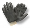 Black PVC Double Dip Supported Gloves (1 Dozen) -- 5100J - Image