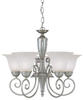 KP-1-5001-5-69 Mid. Chandeliers-Glass Up - 764458 - Capital Lighting, Inc.