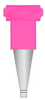 Fisnar QuantX™ 5901012 PTFE Coated Micron-S Precision Standard Bore Nozzle Pink 18 ga -- 5901012 - Image