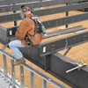 Miller 907K Blue Shock-Absorbing Lanyard - 4 ft Length - 612230-09558 - 612230-09558 - R. S. Hughes Company, Inc.