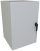 Wall Cabinet, Swing-Out, Steel, 19U, Gry; Rack U Height Hammond - 27Y1057 - Newark, An Avnet Company