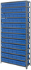 Open Shelving, 13Shelves, 72Bins, Blue; Shelving Unit Type Quantum Storage - 44AC9269 - Newark, An Avnet Company