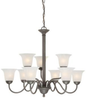 SL881363 Mid. Chandeliers-Glass Up - 405614 - Capital Lighting, Inc.