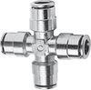 Brass Push-in Fittings - BSP/Metric Size -- 6600 4 - Image