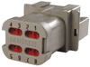 Rectangular Connectors, Heavy Duty - DT Series - DT04-08PA-CE01 - LADD Distribution