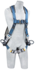 DBI-SALA ExoFit Blue Medium Vest-Style Shoulder, Back, Leg Padding Body Harness - Polyester Webbing - 648250-16458 - 648250-16458 - R. S. Hughes Company, Inc.