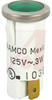 Indicator,Pnl-Mnt;Neon;Green;0.5 in.;105-125 VAC;Lens, Flush;0.187 Terminals - 70117750 - Allied Electronics, Inc.
