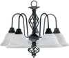 6454-5-44 Mid. Chandeliers-Glass Down - 763702 - Capital Lighting, Inc.