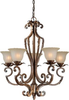 2154-05-41 Mid. Chandeliers-Glass Up - 416575 - Capital Lighting, Inc.
