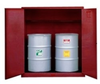 Justrite Sure-Grip EX 110 gal Red Hazardous Material Storage Cabinet - 59 in Width - 65 in Height - Floor Standing - 697841-11510 - 697841-11510 - R. S. Hughes Company, Inc.