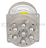 SP6T Latching DC to 22 GHz Terminated Electro-Mechanical Relay Switch, Indicators, TTL, Self Cut Off, Diodes, 20W, 12V, SMA - FMSW6315 - Fairview Microwave Inc.