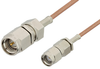 SMA Male to Reverse Polarity SMA Male Cable 36 Inch Length Using RG178 Coax - PE35208-36 - Pasternack