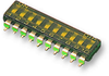 Dip Switch, Spst, 0.025/24Vdc, 10Pos/smt Rohs Compliant Multicomp Pro - 89AH1067 - Newark, An Avnet Company