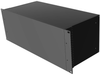 Rack Mount Cabinet, 4U, Alum, Black; Rack U Height Hammond - 57AC6206 - Newark, An Avnet Company