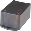 ENCLOSURE;ABS 94V-0;WALLMT BRKT;TEXTURED;UTILITY;BLACK;3.12LX2.13WX1.58DIN - 70147997 - Allied Electronics, Inc.