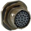 Jam Nut Connector Receptacle, Size 22, 21 Position, Panel; Product Range Amphenol Industrial - 22M1705 - Newark, An Avnet Company