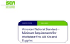 American National Standard for Minimum Requirements for Workplace First Aid Kits and Supplies - Electronic Copy -- ANSI/ISEA Z308.1-2015