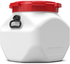 40 Liter Square Plastic Drum -- 7440 - Image