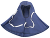 Chicago Protective Apparel Blue FR Cotton Heat & Fire-Resistant Hood - Full Face Opening - Hook & Loop - 648-IND-N -- 648-IND-N - Image