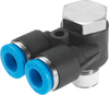Push-in Y-fitting - QSYLV-1/4-8 - Festo Corporation