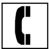 D.O.T. PICTOGRAM SIGN (Black on White; 6