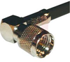 connector,rf coaxial,mini-uhf right angle crimp plug,2-piece,rg58,141,lmr195 - 70032081 - Allied Electronics, Inc.
