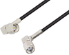 SMA Male Right Angle to Reverse Polarity SMA Male Right Angle Cable 48 Inch Length Using RG174 Coax - PE3W05106-48 - Pasternack