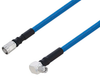 Plenum SMA Male Right Angle to NEX10 Male Low PIM Cable 150 cm Length Using SPP-250-LLPL Coax Using Times Microwave Parts - PE3C6259-150CM - Pasternack