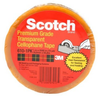 3M Scotch 610 Clear Heat Resistant Box Sealing Tape - 3/4 in Width x 72 yd Length - 2.3 mil Thick - 07017 - 021200-07017 - R. S. Hughes Company, Inc.