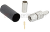 SMA Male (Plug) Connector for LMR-200 Cable, Crimp/Solder, Passivated Stainless Steel Body, Length 1.0 In - TC-200-SM-SS-X - Fairview Microwave Inc.