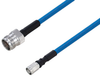 Plenum 4.3-10 Female to NEX10 Male Low PIM Cable 12 Inch Length Using SPP-250-LLPL Coax Using Times Microwave Parts - PE3C6264-12 - Pasternack