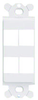 Module Frame, 4 Module, Ivory; Accessory Type Panduit - 41J7313 - Newark, An Avnet Company