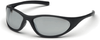 Pyramex Zone 2 Safety Glasses with Black Frame and Silver - SB3370E - Safety Glasses USA