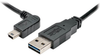 Universal Reversible USB 2.0 Cable (Reversible A to Left-Angle 5Pin Mini B M/M), 3-ft. -- UR030-003-LAB - Image