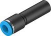 Push-in connector - QS-12H-8 - Festo Corporation