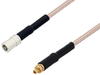 SMB Plug to MMCX Plug Cable 48 Inch Length Using RG316-DS Coax with HeatShrink - PE3W04944/HS-48 - Pasternack
