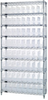 Open Wire Shelving, 9Shelves, 64Bin, Clr; Shelving Unit Type Quantum Storage - 42AC8573 - Newark, An Avnet Company