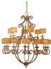 3163TN/S196 Large Chandeliers-Drum Shade - 424198 - Capital Lighting, Inc.