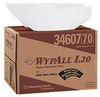 Kimberly-Clark Wypall L20 White Paper 176 Wipe - Box - 176 sheets per unit - 16.8 in Overall Length - 34607 - 036000-34607 - R. S. Hughes Company, Inc.