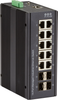 14-Port Industrial Gigabit Ethernet Switch, Managed, Extreme Temp. -- LIG1014A