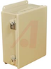 ENCLOSURE;NEMA 12;HINGED COVER;SCREW CLAMP;J BOX;10.00X8.00X4.00;STEEL;GRAY - 70066810 - Allied Electronics, Inc.