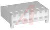Connector; Nylon; Receptacle; 7; White;Crimp; 180 deg; 0.1 in.; UL 94V-0 - 70083802 - Allied Electronics, Inc.