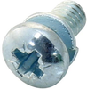 Screw W/ Washer, Steel, M3, 6Mm; Thread Size Metric Tr Fastenings - 23WX2700 - Newark, An Avnet Company